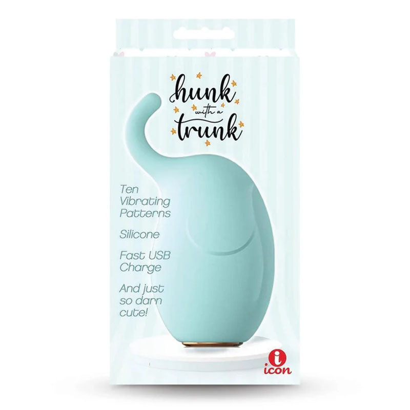 Buzzy Buddy, Hunk With A Trunk - Aqua - Discount Adult Zone