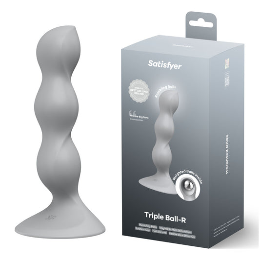 Satisfyer Triple Ball-R - Grey - Discount Adult Zone