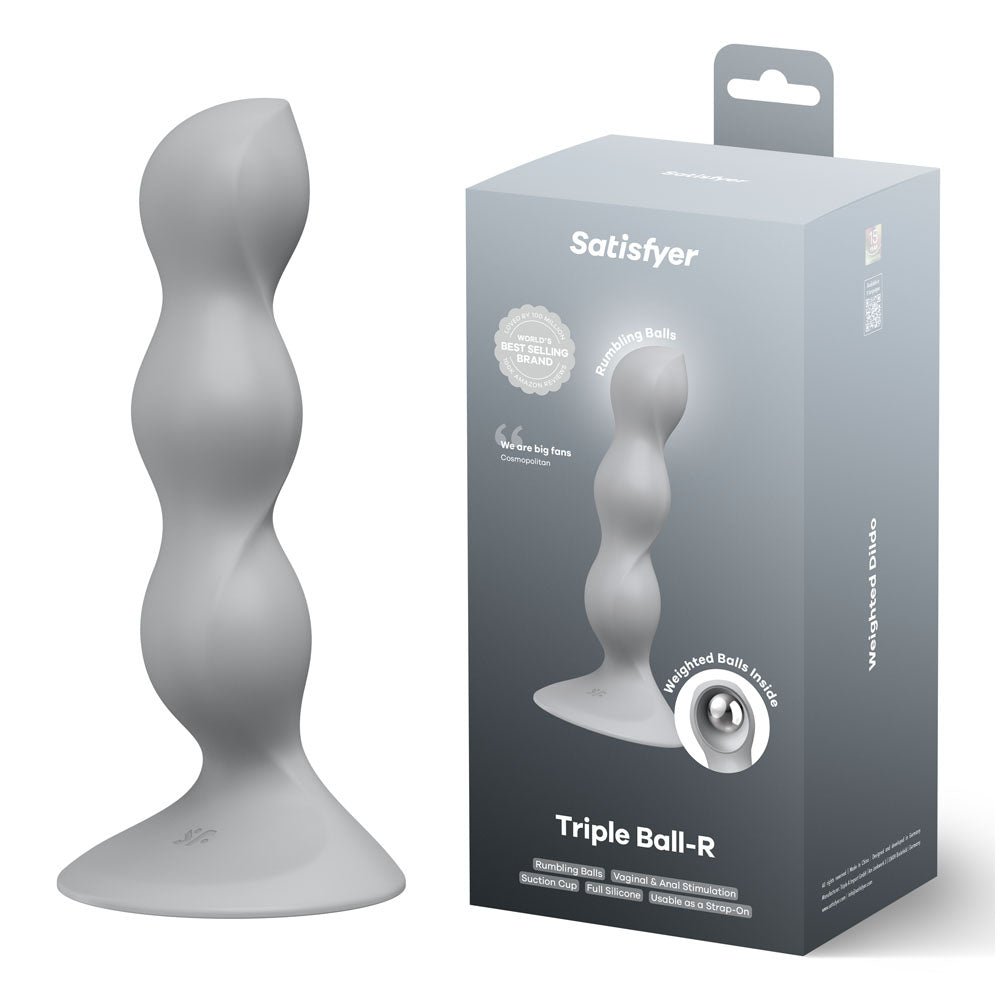 Satisfyer Triple Ball-R - Grey - Discount Adult Zone