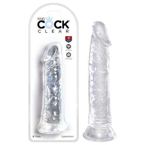 King Cock Clear 8'' Cock Discount Adult Zone