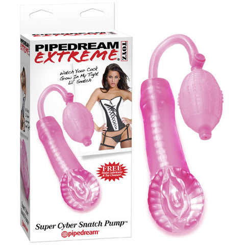 Pipedream Extreme Toyz Super Cyber Snatch Pump Discount Adult Zone