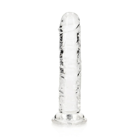 REALROCK 15.5 cm Straight Dildo - Clear Discount Adult Zone