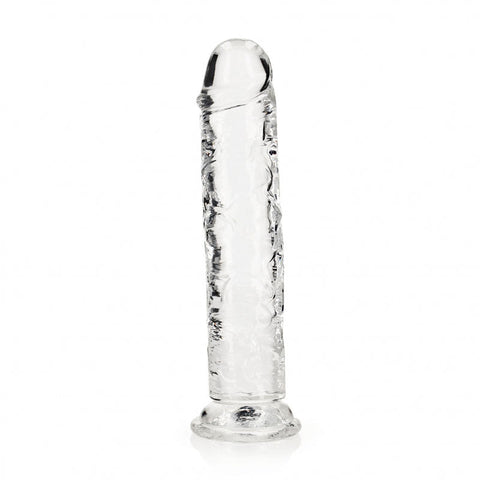 REALROCK 25 cm Straight Dildo - Clear Discount Adult Zone