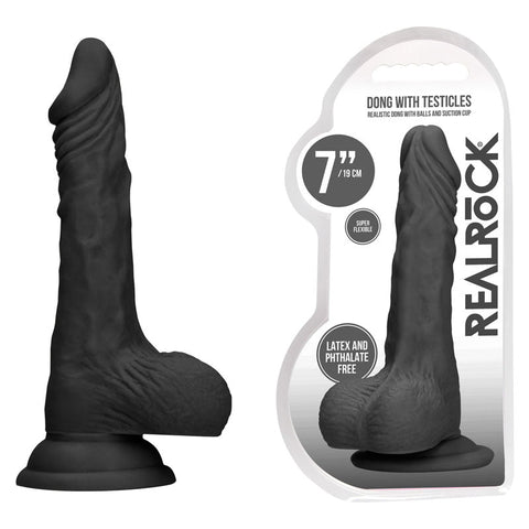 REALROCK 7'' Realistic Dildo With Balls Discount Adult Zone