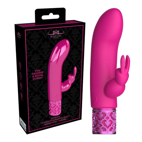 ROYAL GEMS Dazzling - Silicone Rechargeable Bullet Discount Adult Zone