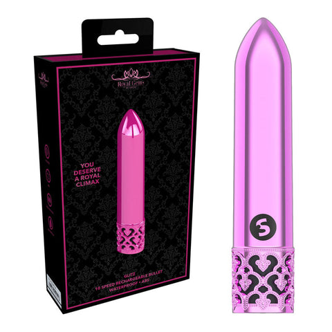ROYAL GEMS Glitz - ABS Rechargeable Bullet Discount Adult Zone
