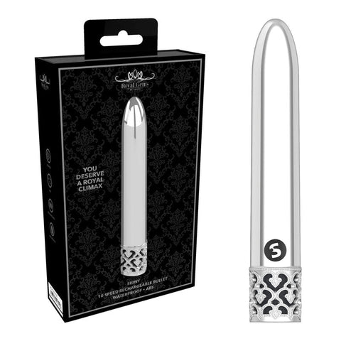 ROYAL GEMS Shiny - ABS Rechargeable Bullet Discount Adult Zone