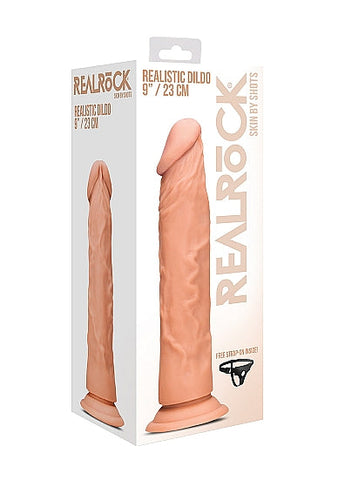 RealRock Skin – 9″ Realistic Dildo (Flesh) Discount Adult Zone