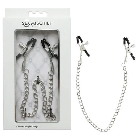 Sex & Mischief Chained Nipple Clamps Discount Adult Zone