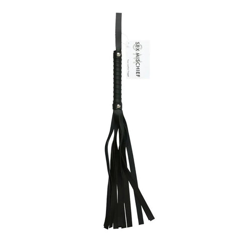 Sex & Mischief Faux Leather Flogger Discount Adult Zone