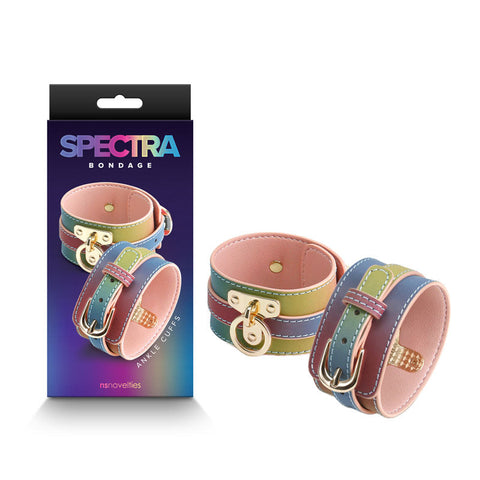 Spectra Bondage Ankle Cuffs - Rainbow Discount Adult Zone