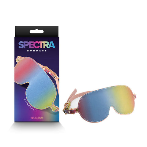 Spectra Bondage Blindfold - Rainbow Discount Adult Zone