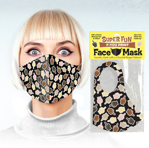 Super Fun F U FINGER Mask Discount Adult Zone
