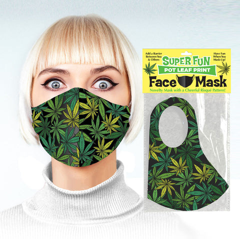 Super Fun POT LEAF Mask Discount Adult Zone