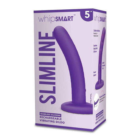 WhipSmart 5'' Slimline Rechargeable Vibrating Dildo Discount Adult Zone