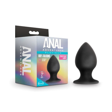 Anal Adventures Platinum Anal Stout Plug - Large