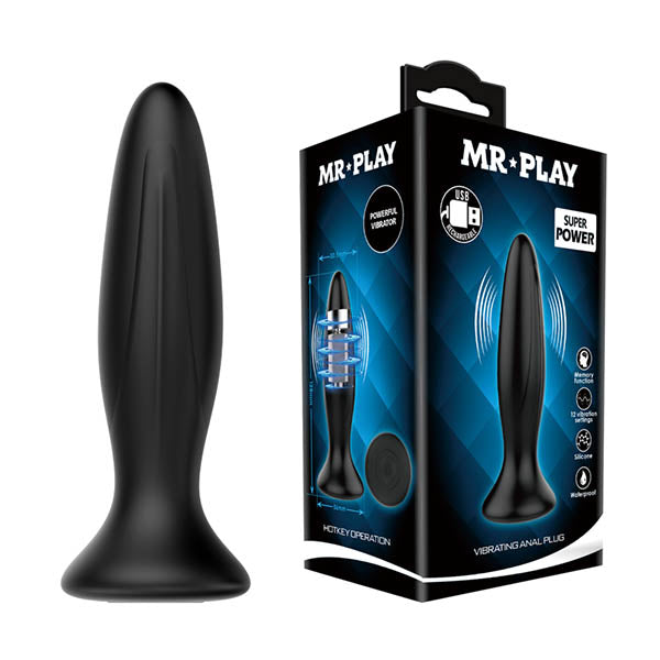 MR PLAY Vibrating Anal Plug - Discount Adult Zone