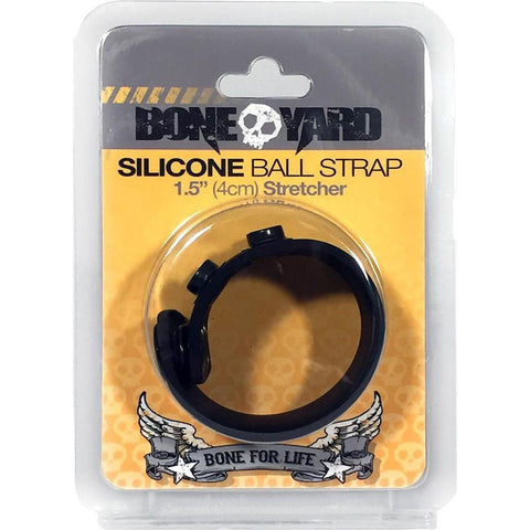 Boneyard Silicone Ball Strap Black