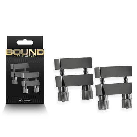 Bound Nipple Clamps - V1 - Gunmetal