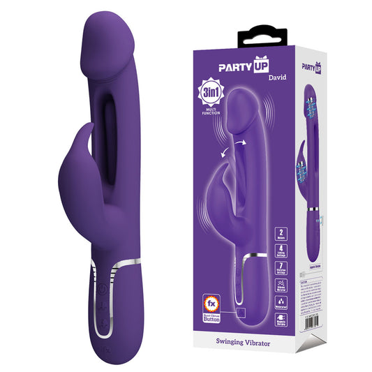 Party Up DAVID Swinging Vibe - Purple - Discount Adult Zone