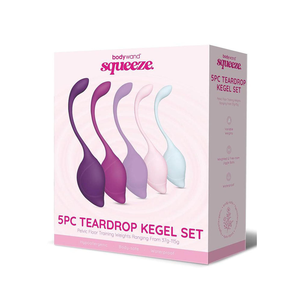 Bodywand Squeeze 5pc Teardrop Kegel Set