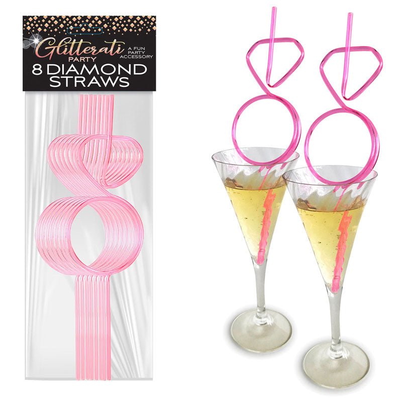 Glitterati - Diamond Straw Set