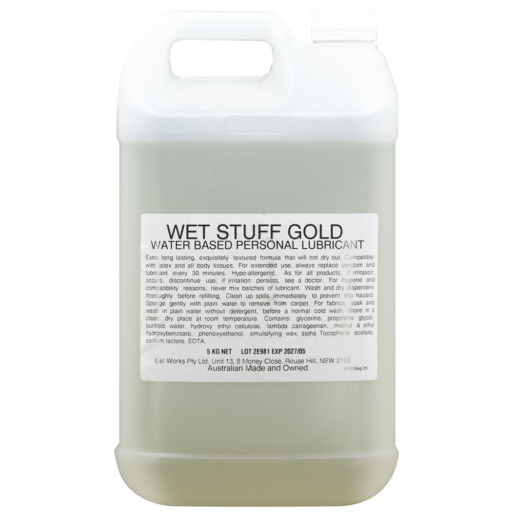 Wet Stuff Gold 5kg Bottle - Discount Adult Zone
