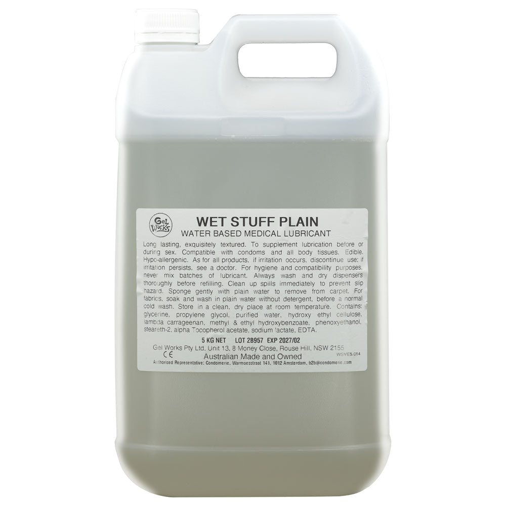 Wet Stuff Plain - 5kg Bottle - Discount Adult Zone