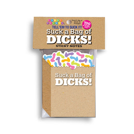 Suck A Bag Of Dicks! Sticky Notes