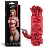 Rebellion Reign Silky Bondage Rope - Red