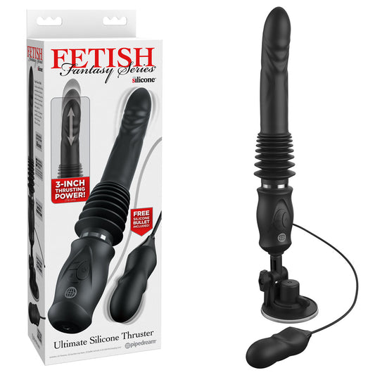 FFS Ultimate Silicone Thruster - Black - Discount Adult Zone