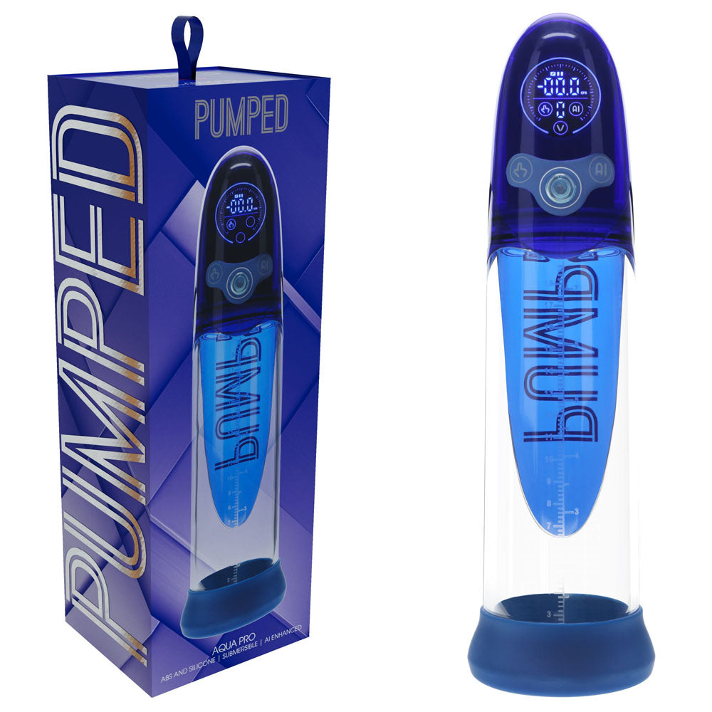 PUMPED Aqua-Pro Auto Pump - Blue - Discount Adult Zone