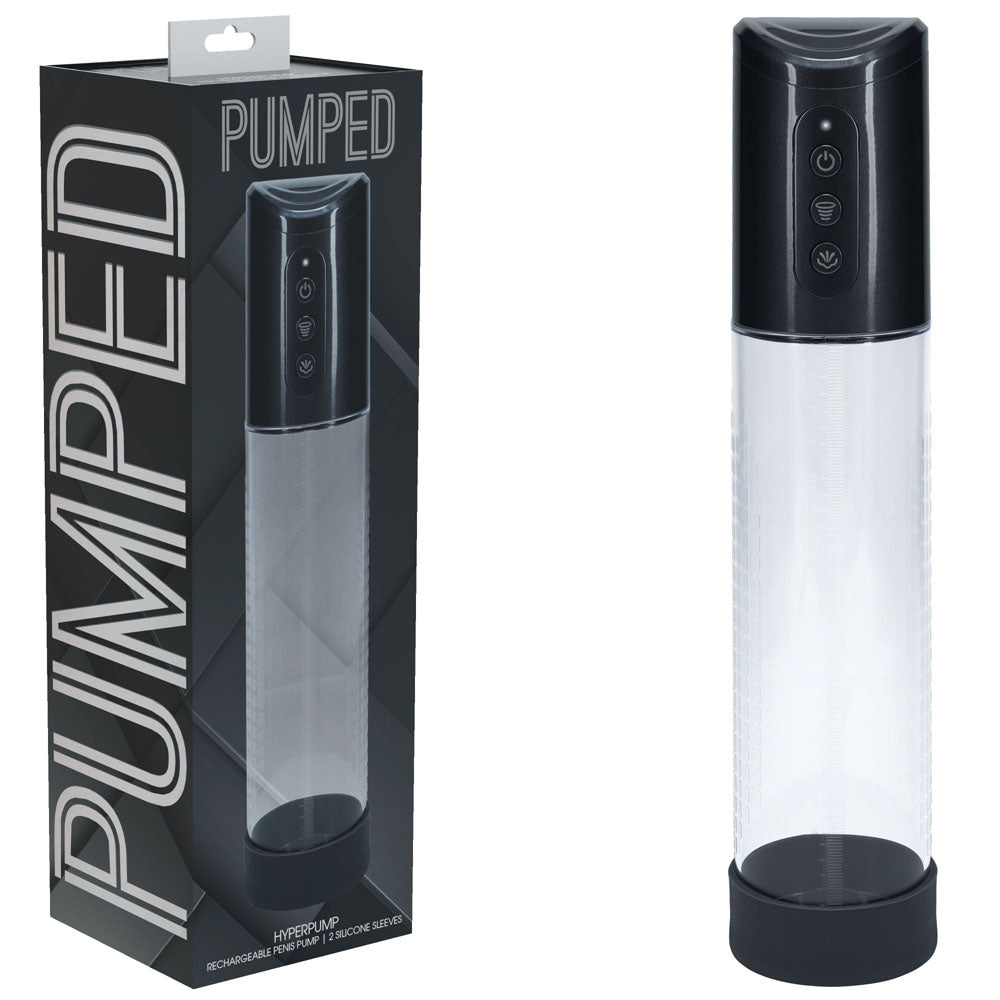 PUMPED Hyperpump Automatic Pump - Gunmetal - Discount Adult Zone
