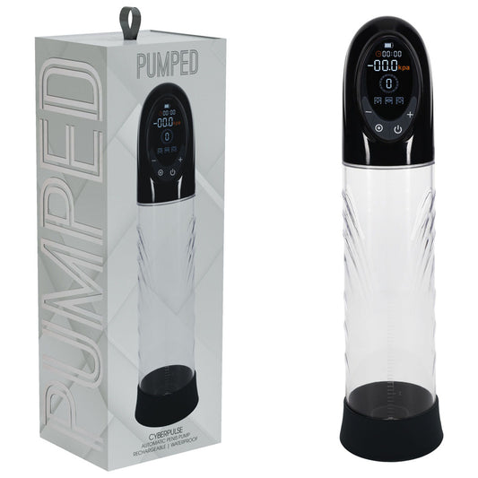 PUMPED CyberPulse Automatic Penis Pump - Black - Discount Adult Zone
