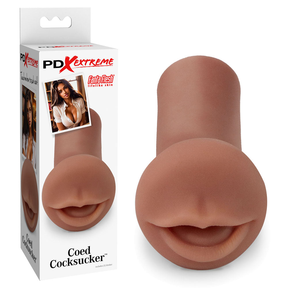 Pipedream Extreme Toyz Coed Cocksucker - Brown