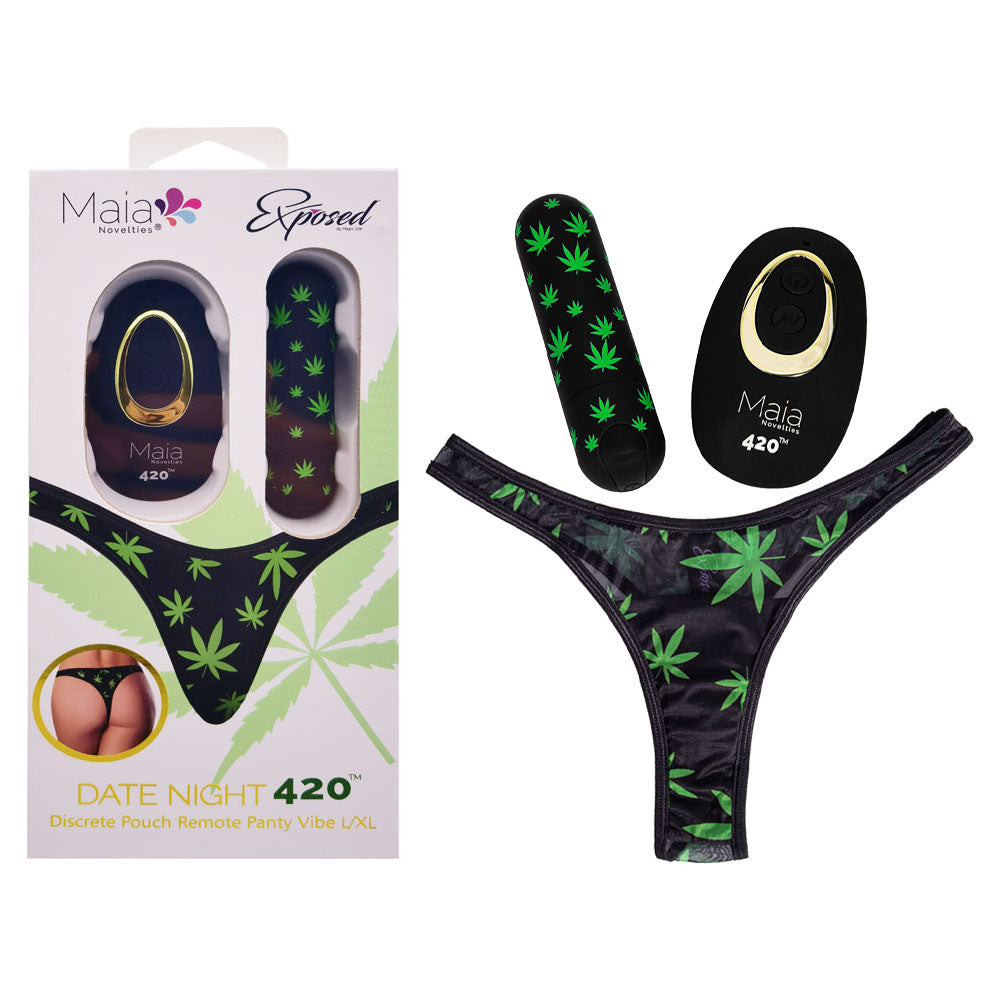Maia DATE NIGHT 420 PANTY VIBE - L/XL - Discount Adult Zone