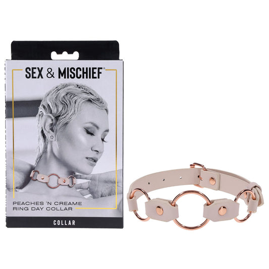 Sex & Mischief Peaches n CreaMe Ring Day Collar