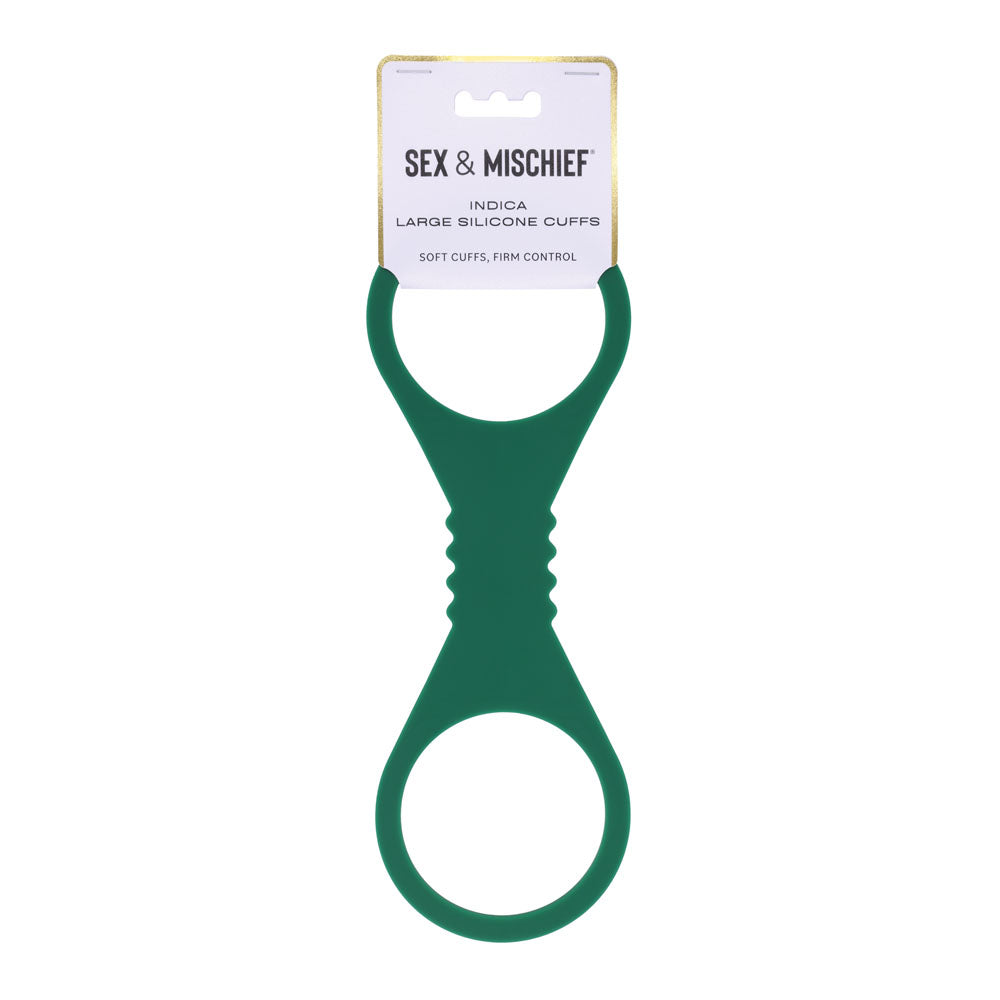 Sex & Mischief Indica Large Silicone Cuffs - Discount Adult Zone