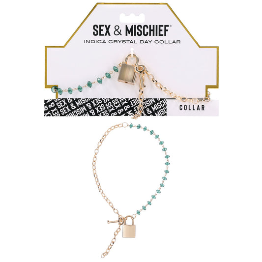 Sex & Mischief Indica Crystal Day Collar - Discount Adult Zone