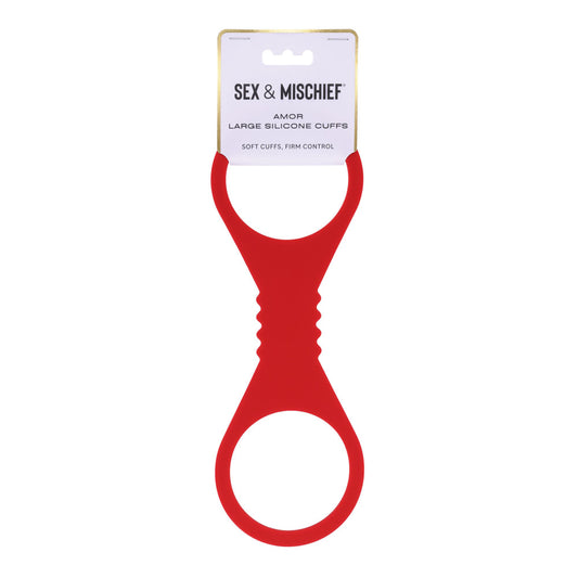 Sex & Mischief Amor Large Silicone Cuffs - Discount Adult Zone
