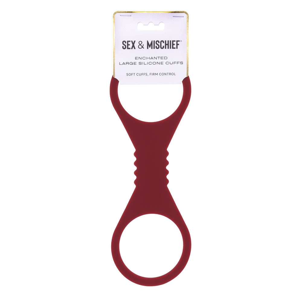 Sex & Mischief Enchanted Large Silicone Cuffs - Discount Adult Zone
