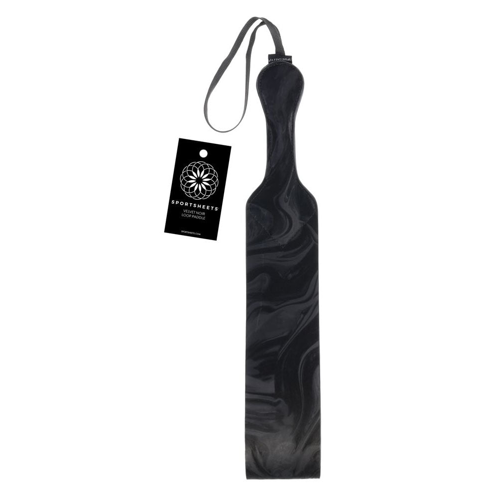 SPORTSHEETS Velvet Noir Loop Paddle