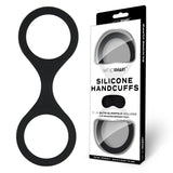 WhipSmart Silicone Handcuffs - Black - Discount Adult Zone