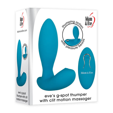 Adam & Eve G-Spot Thumper with Clit Motion Massager Discount Adult Zone