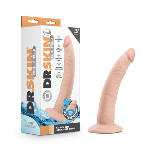Dr. Skin Glide 7.5 Inch Self Lubricating Dildo Discount Adult Zone