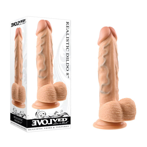 Evolved REALISTIC DILDO 8'' LIGHT Discount Adult Zone