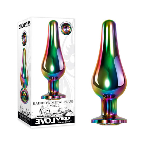 Evolved Rainbow Metal Plug - Small Discount Adult Zone