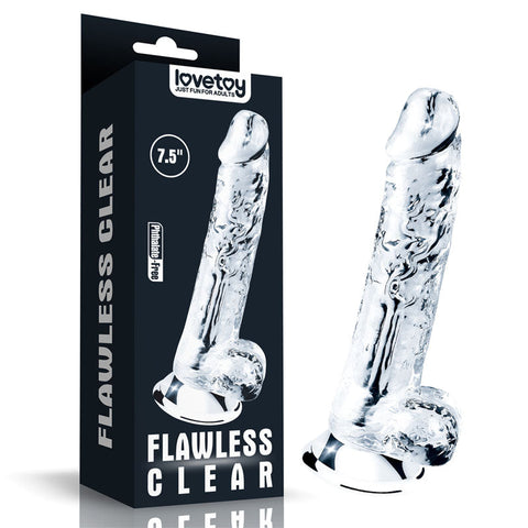 Flawless Clear Dildo 7.5'' Discount Adult Zone