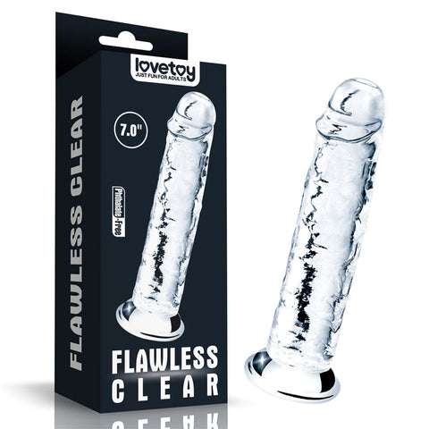 Flawless Clear Dildo 7'' Discount Adult Zone
