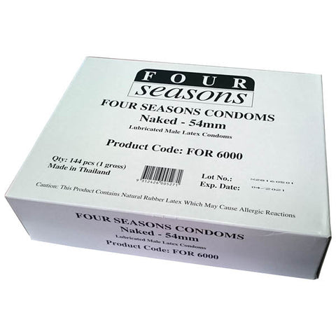 Four Seasons Naked Classic Condoms Discount Adult Zone